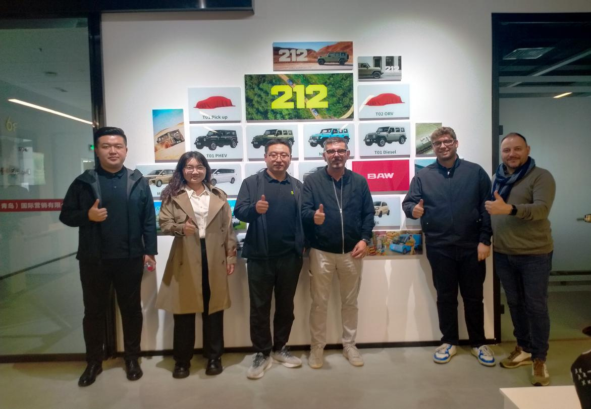 Italian business partners visit BAIC